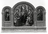 Saint Lawrence Enthroned with Saints and Donors, Fra Filippo Lippi (Italian, Florence ca. 1406–1469 Spoleto), Tempera on wood, gold ground